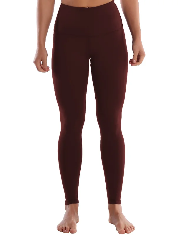 Super High Waist yogastudio Pants mahoganymaroon_yogastudio