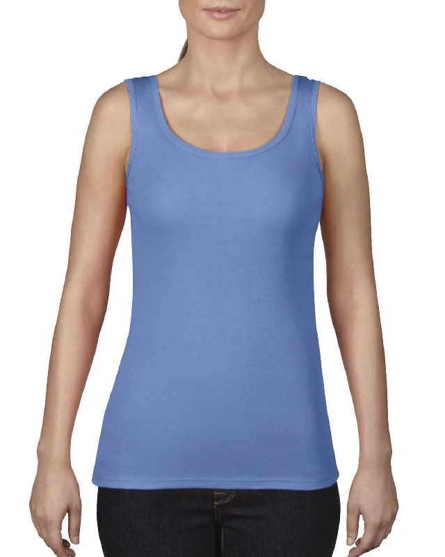 Comfort Colors Ladies Midweight Tank | Flo Blue