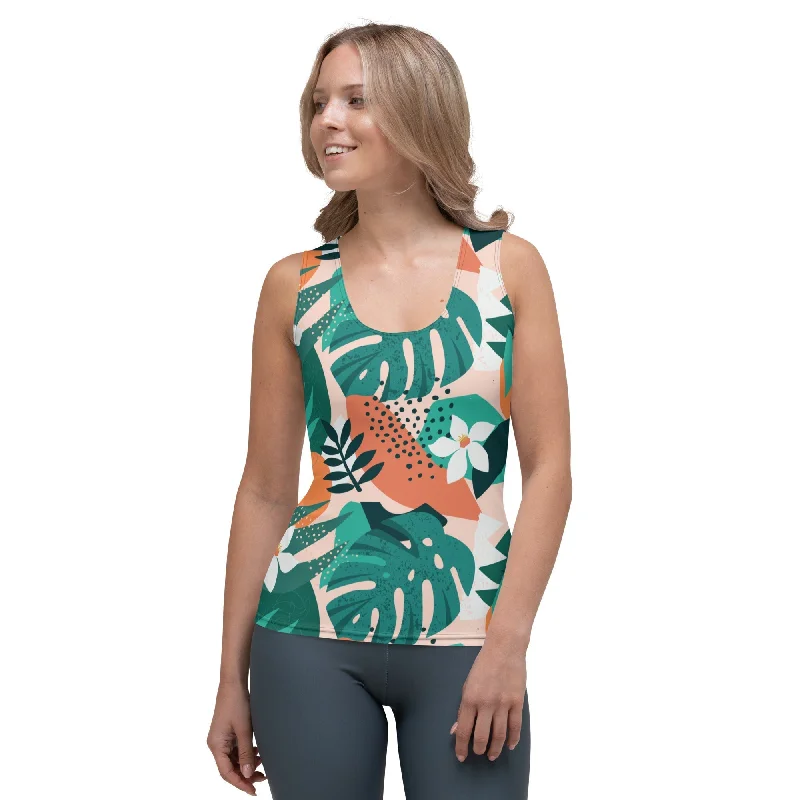 Contemporary Tropical Tank Top