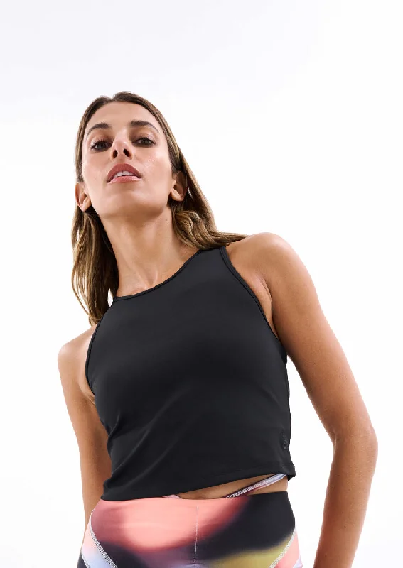 P.E NATION WOMANS AGILITY TEST TANK IN BLACK