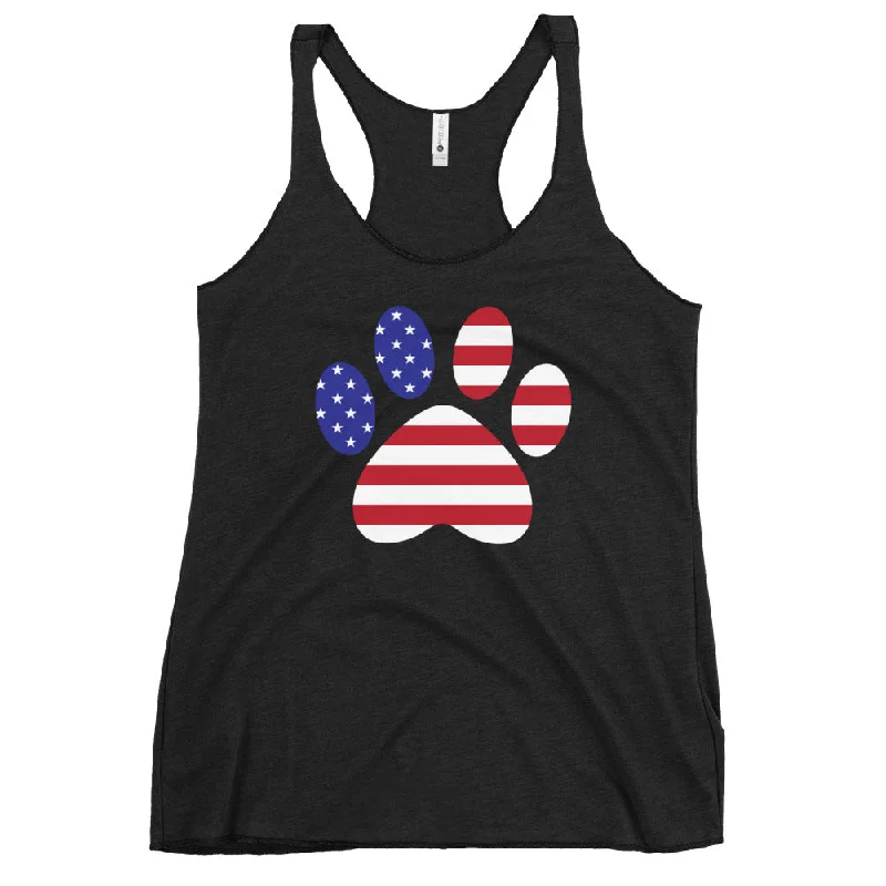 Patriotic Paw Print Tank