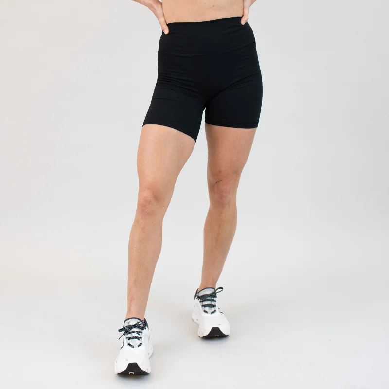 Biker Short 6" - No Front Seam - High Rise