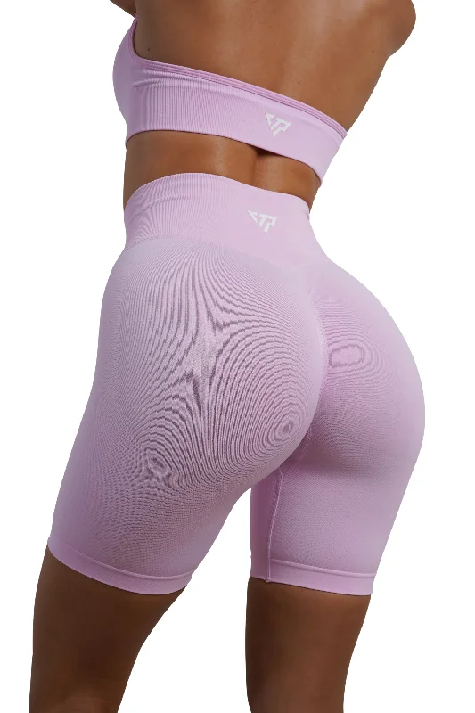 CORE SCRUNCH BIKE SHORTS - PINK