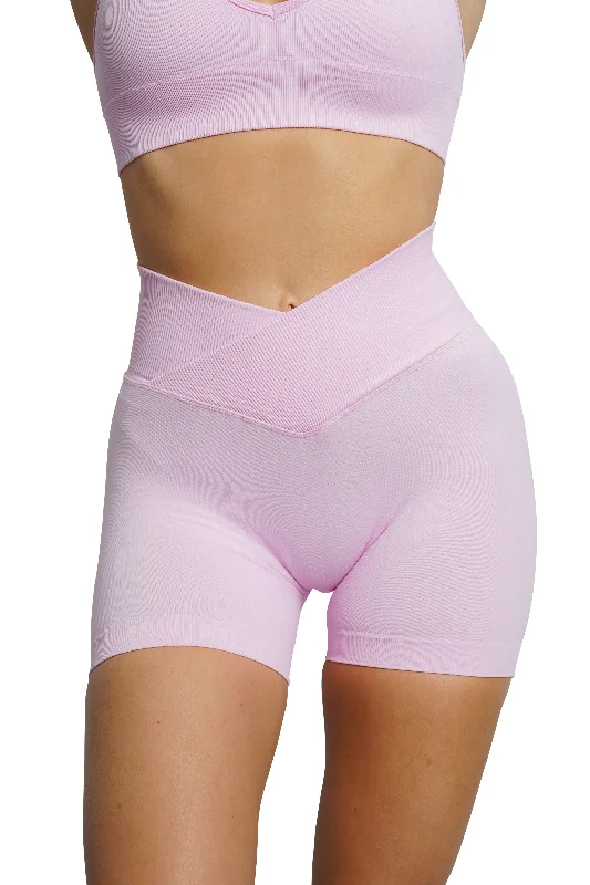 CORE V WAIST SHORTS - PINK