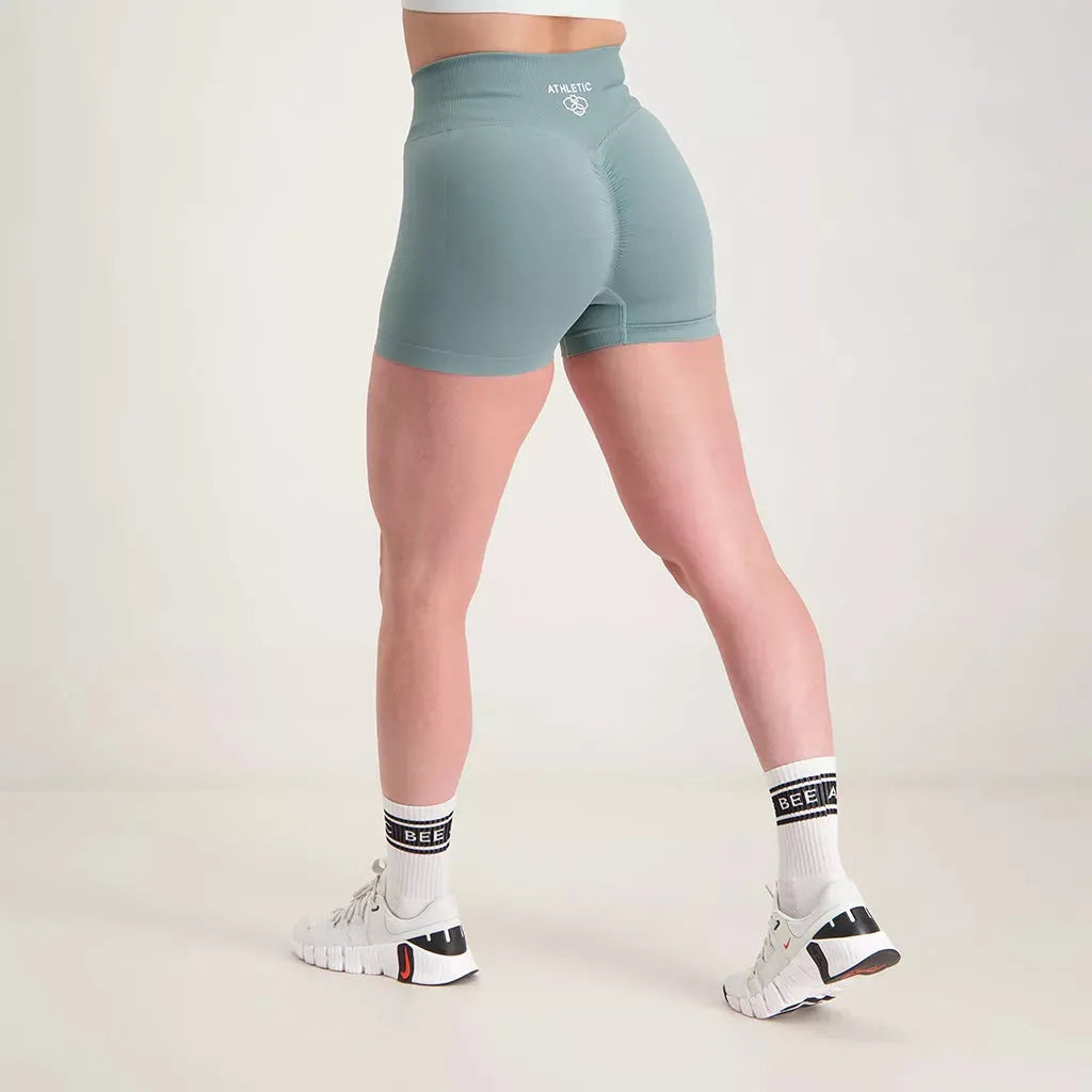 Fusion - Scrunch Seamless Short Sage Green