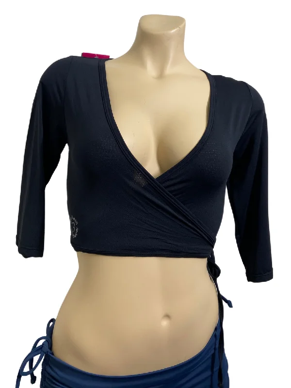 Last Chance!  Bia Brazil Activewear Crossover Wrap Crop Top TT801