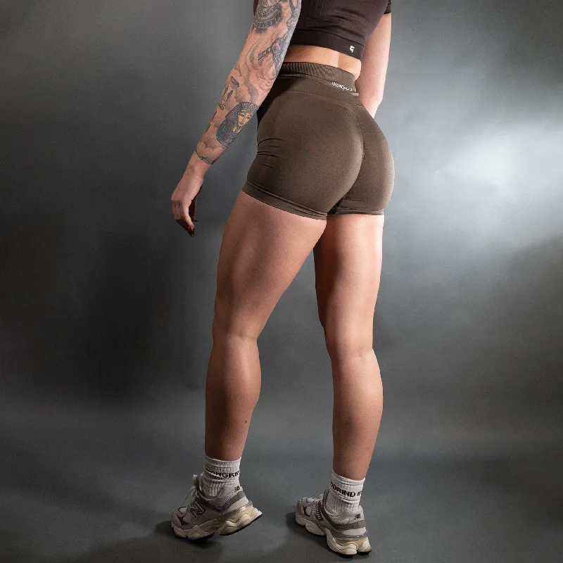 Reborn Contour Seamless Shorts | Mocha