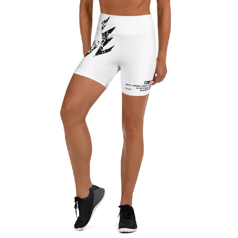 Self Made Compression Shorts White