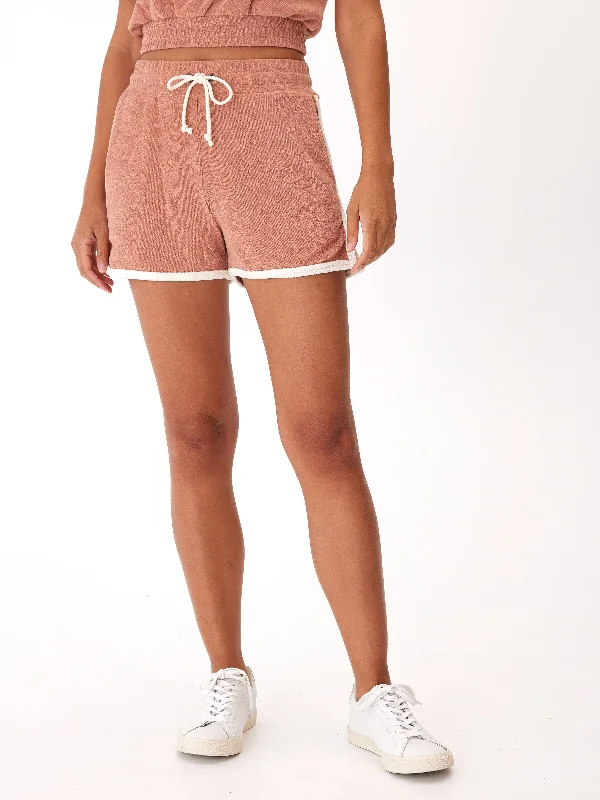 Tephanie Colorblock Terry Short