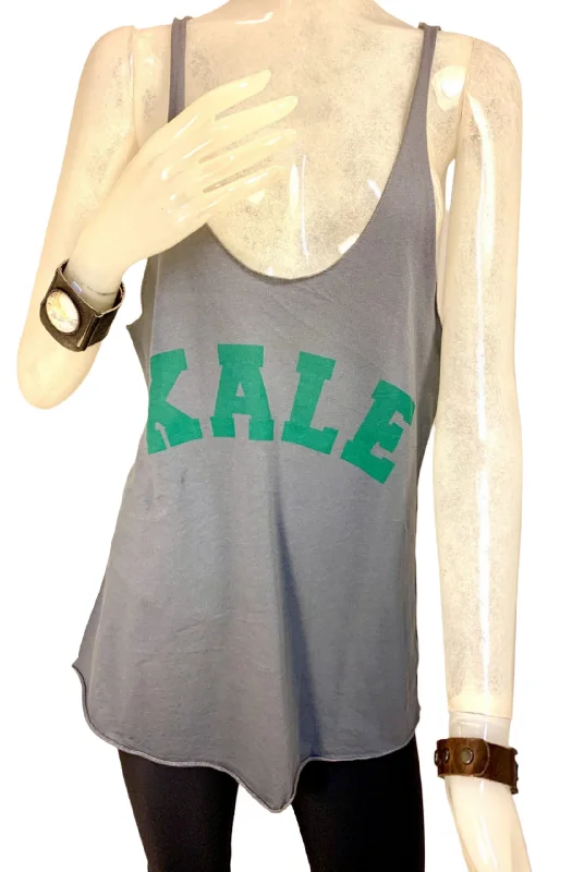 Last Chance TMD Kale Racerback Tank Top Grey